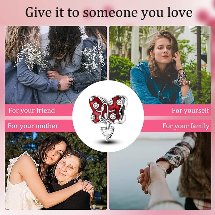 MULA 925 Sterling Silver Charms for Bracelets and Necklaces Airplane Passport Dangle Pendants Beads Butterfly Dragonfly Charms Jewelry Charm for Women