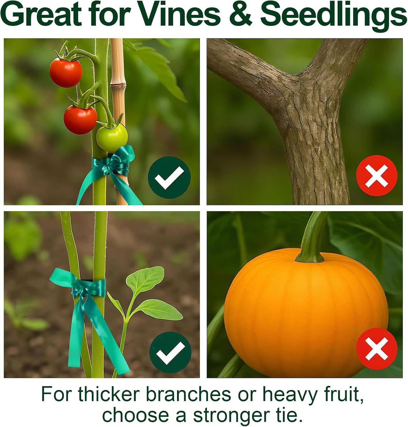 2 Rolls Plant Tie Tape, 0.5 in × 197 ft Each (394 ft Total) – Soft Stretch PVC Garden Ties, Reusable Non-Adhesive, with Binder Clip & Mesh Storage Bag for Tomato, Vine, Flower & Tree Suppor-VerdiqueGarden