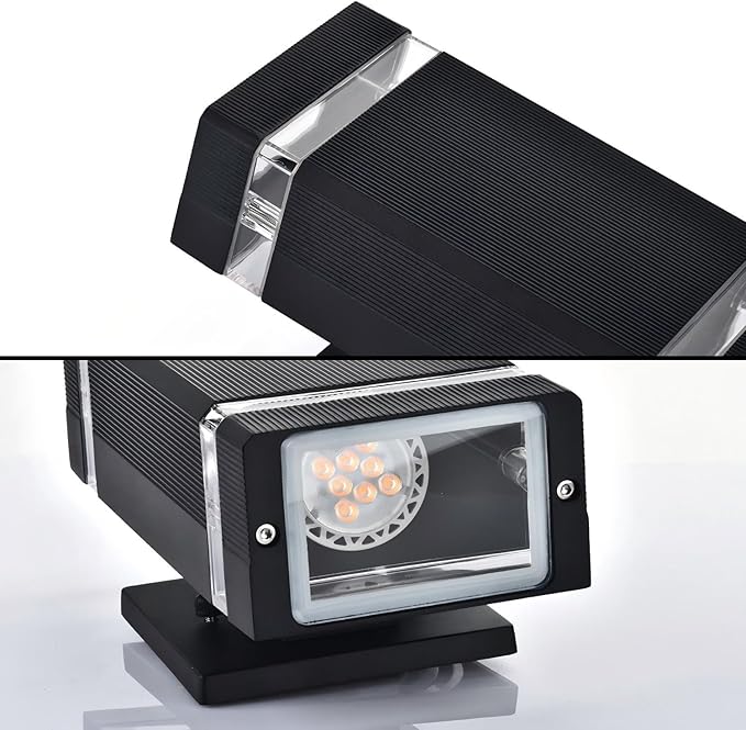 Motion Sensor Outdoor Wall Lights, Dusk to Dawn Exterior Light Fixtures with 3 Modes, Modern Up Down Wall Sconce, Waterproof Aluminum Porch Light for Garage, Patio, Front Door – Matte Black-VerdiqueGarden