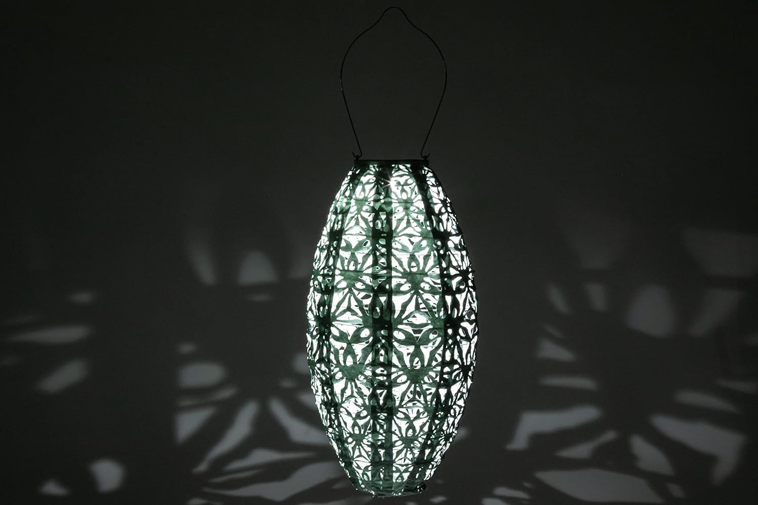 Allsop Soji Stella - Wilflower Pod - 15" Outdoor Solar Lantern - Sage-VerdiqueGarden