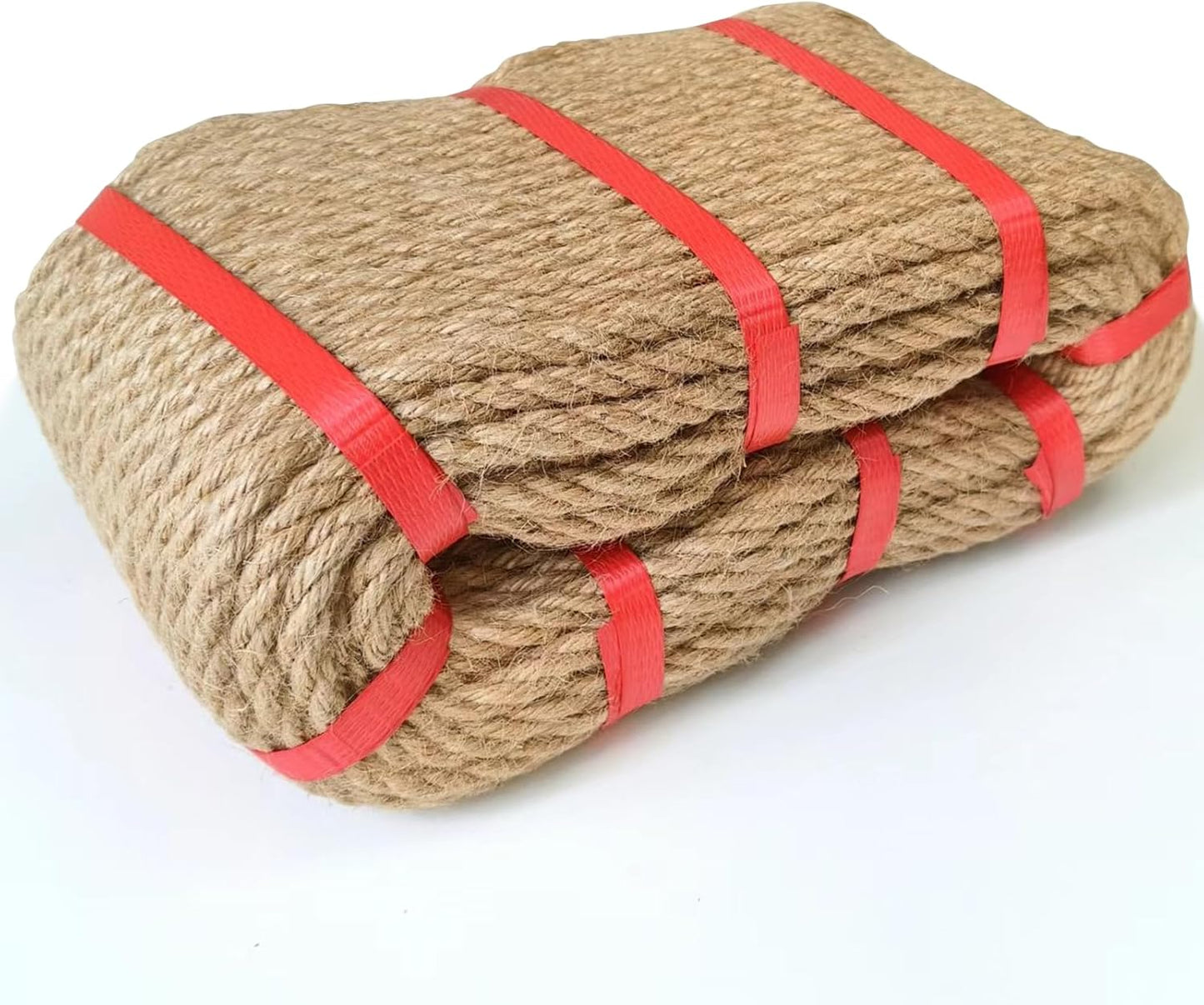 8mm Jute Twine Rope - 164ft Heavy Duty Natural Jute String for Gardening, Crafts, Packaging, DIY Projects & More - Strong, Durable & Biodegradable - Perfect for Plant Tying, Home Decor & Outdoor Use-VerdiqueGarden