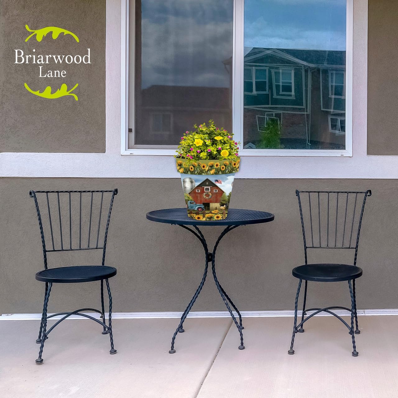 Briarwood Lane Sunflower Barn Medium Planter-VerdiqueGarden