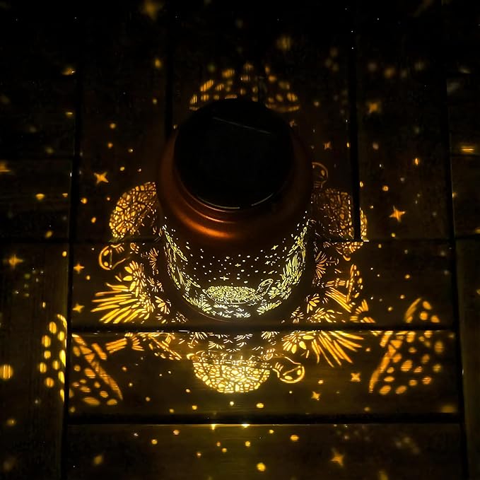 2 Pack Turtle Solar Lanterns Outdoor Waterproof - Hanging Turtle Solar Lights Garden Decor, Birthday Gifts for Women, Mom, Mothers Day Gifts, Outdoor Decor for Patio, Yard-VerdiqueGarden