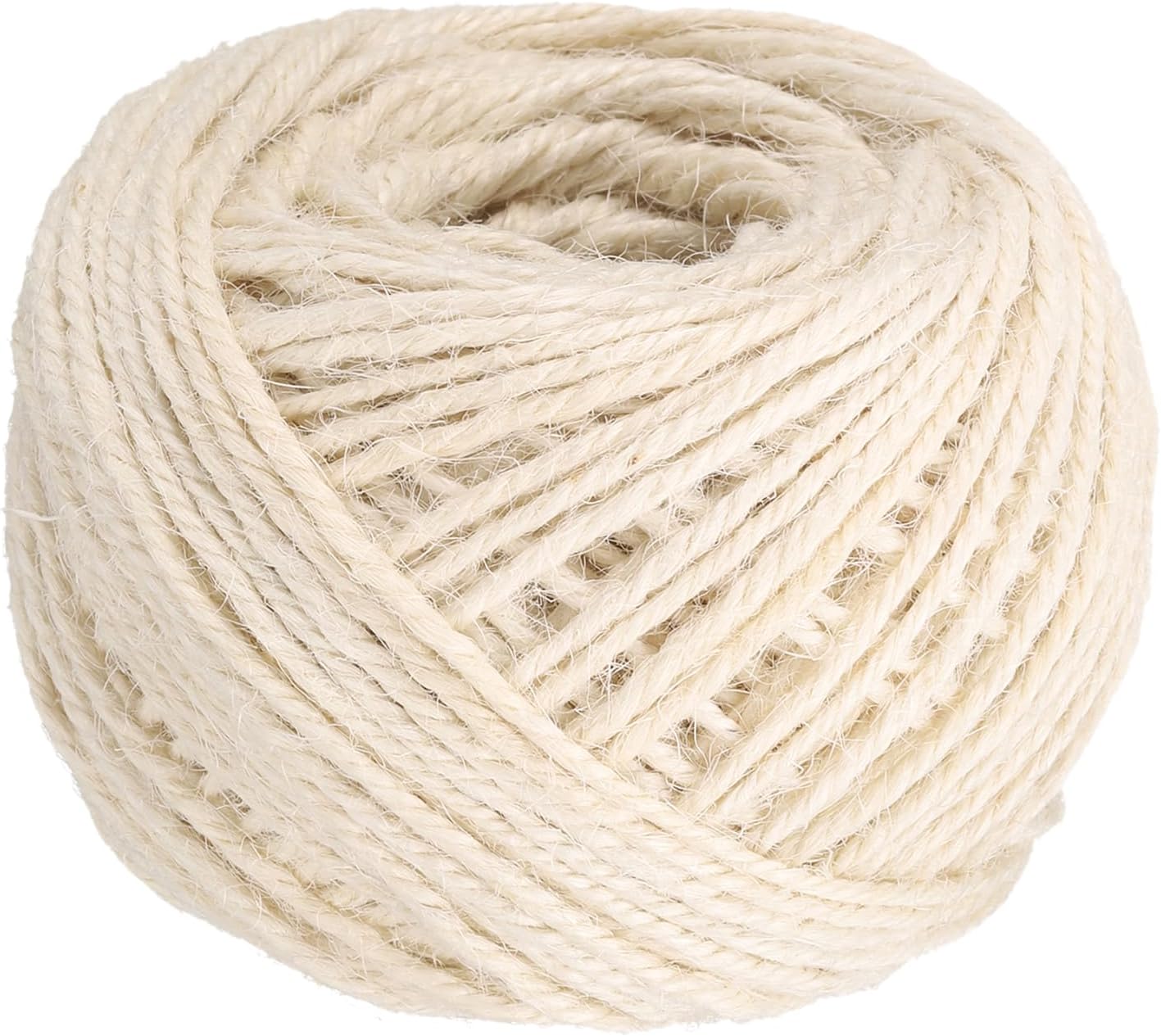 uxcell 164 Feet Natural Jute Twine String,2mm Thin Garden Twine Rope Colored Plant String Cord for DIY Art Crafts Gift Wrapping Decoration Packing Gardening Plant Hanger,White-VerdiqueGarden