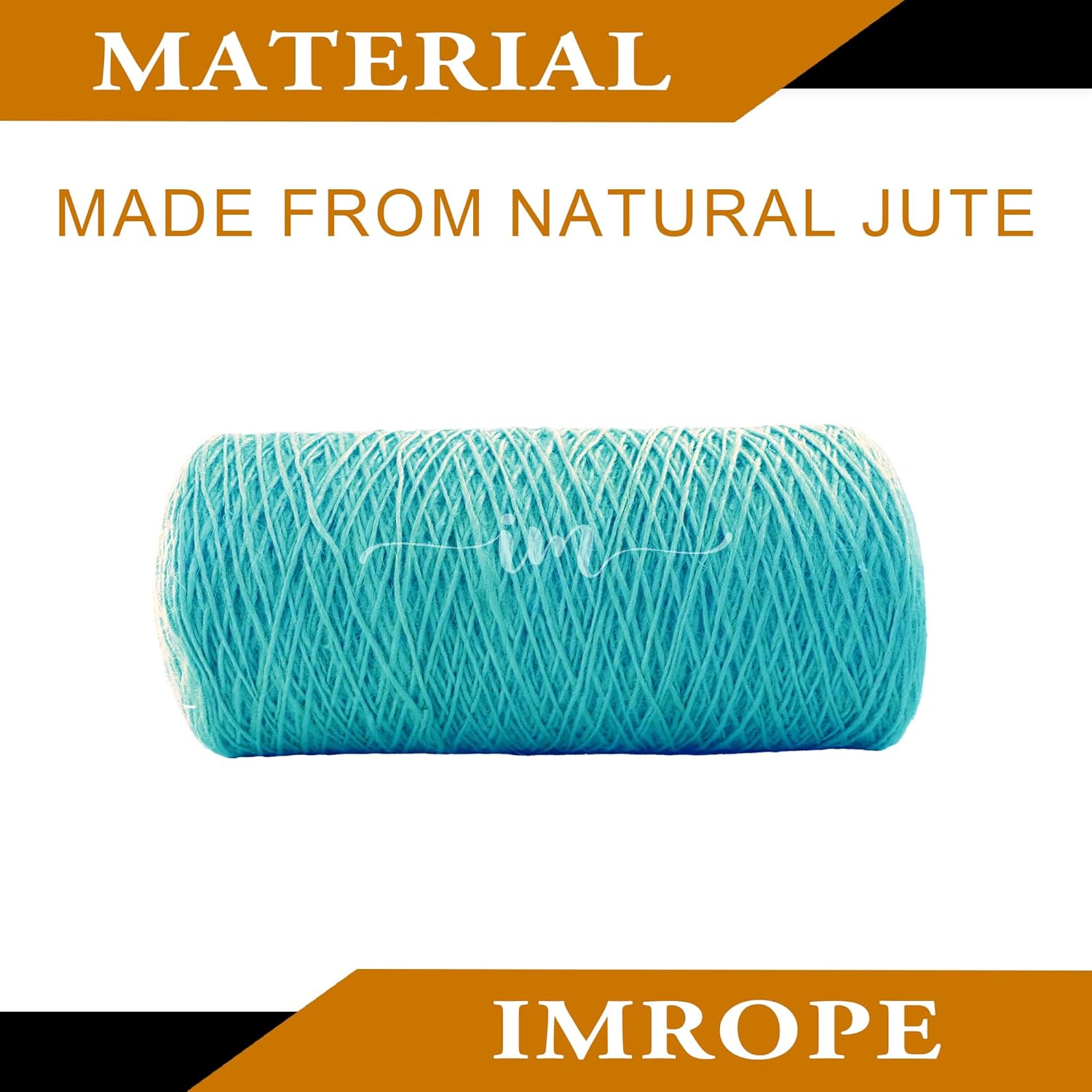 1mm x 1000 Feet Blue Jute Rope, Twine for Gardening Tomato Climbing Plant Tie Floristry Crafts Gift Wrapping Packing Decor-VerdiqueGarden