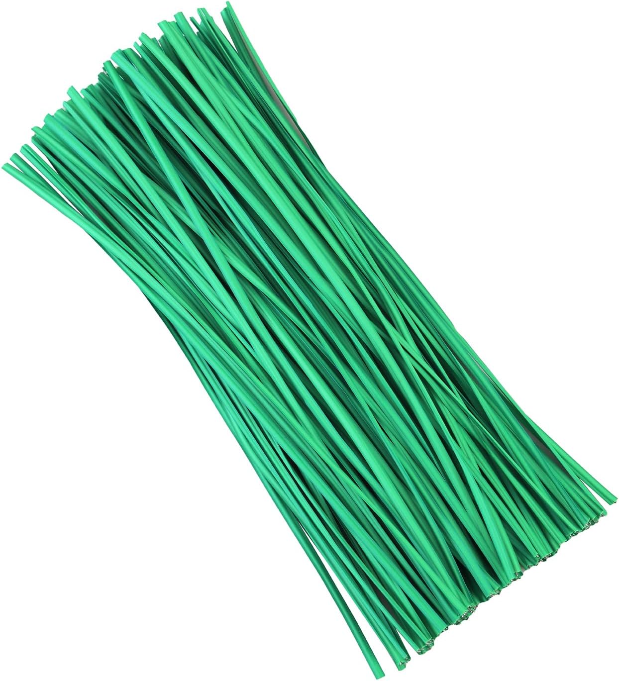 300 Pcs 6 inch Green Plastic Twist Ties, Cable Ties, for Bags, Gardening Tools-VerdiqueGarden