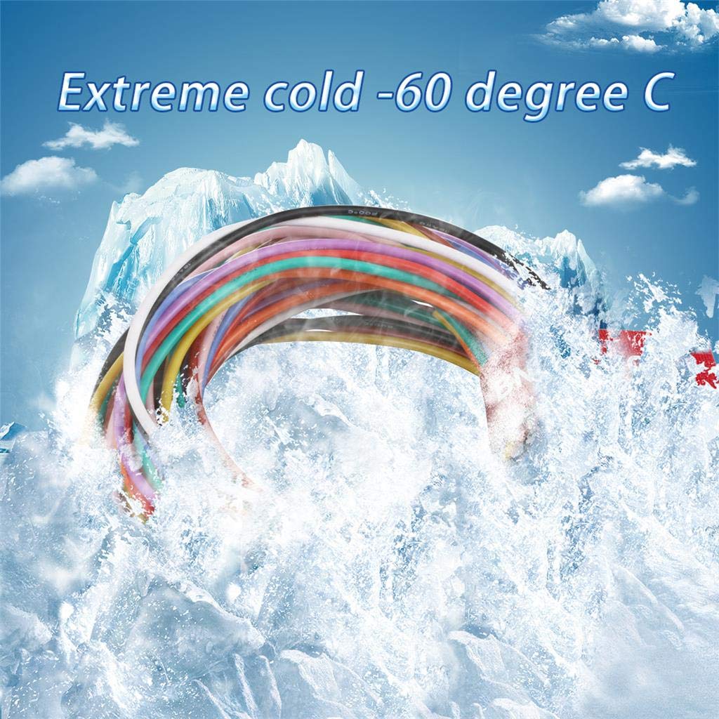 BNTECHGO 20 Gauge Silicone Wire Kit 10 Color Each 5 ft Flexible 20 AWG Stranded Tinned Copper Wire-VerdiqueGarden