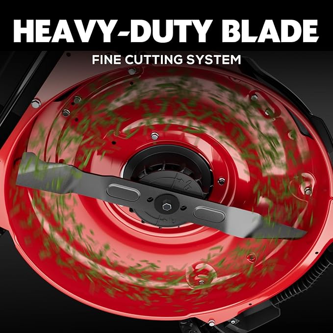 PowerSmart Self Propelled Gas Lawn Mower, 21-Inch with 170cc 4-Cycle OHV Engine 2-in-1 Rear-Wheel Drive Lawnmower with Bagging-VerdiqueGarden