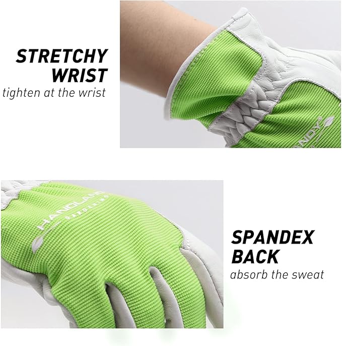 HANDLANDY Women Safety Work Gloves Utility Touch Screen Working Grip Glove for Yardwork Gardening Breathable Mechanic Gloves-VerdiqueGarden