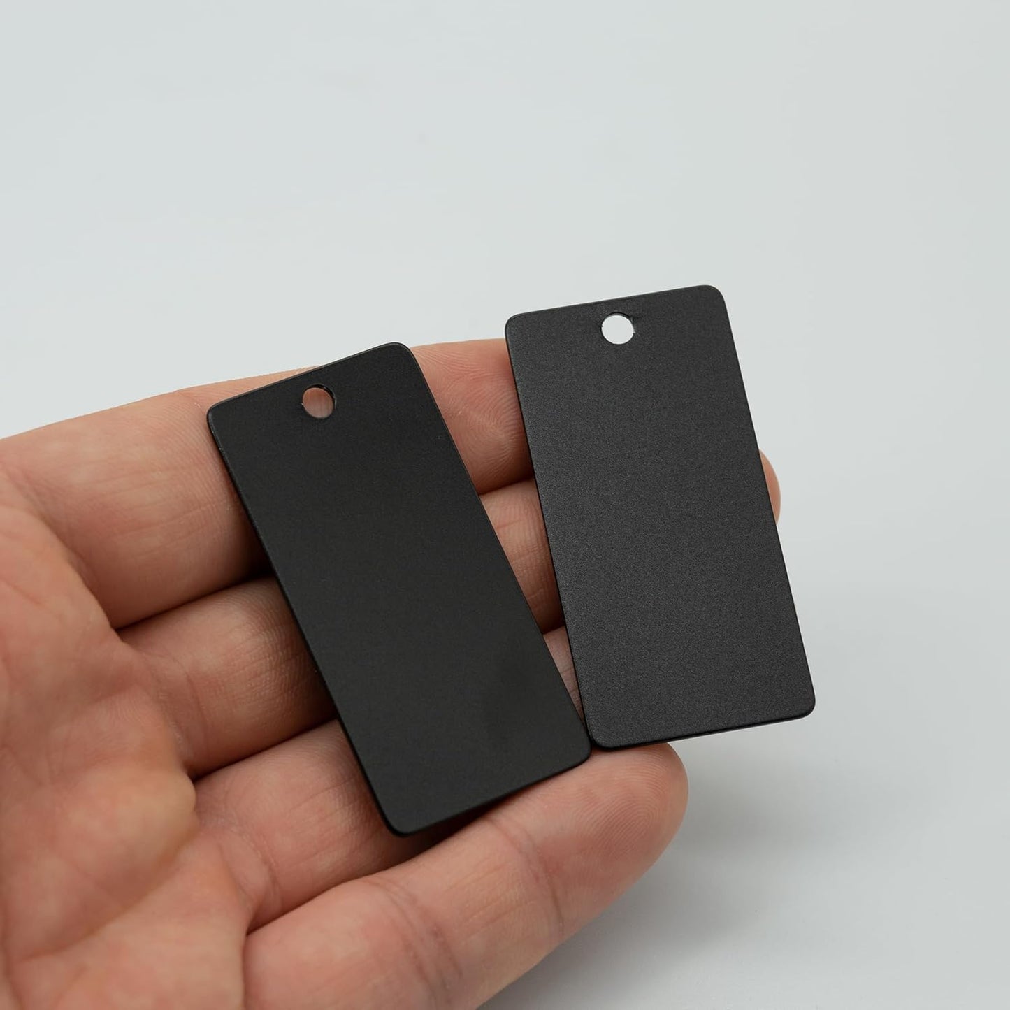 StayMax Anodized Aluminum Engraving Blanks 1x2 Inch 50 Pack (Black)-VerdiqueGarden