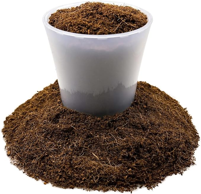 Premium Organic Coconut Coir Mix for Home Gardening - All Natural Soil Amendment - PH Balanced and Double Washed Coco Coir by Gardenera (1 Quart Bag)-VerdiqueGarden