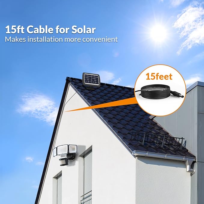 LEPOWER 1600LM LED Solar Security Lights Motion Outdoor, 5500K White Light, IP65 Waterproof Outdoor Flood Solar Light for Yard, Garage（Black）-VerdiqueGarden