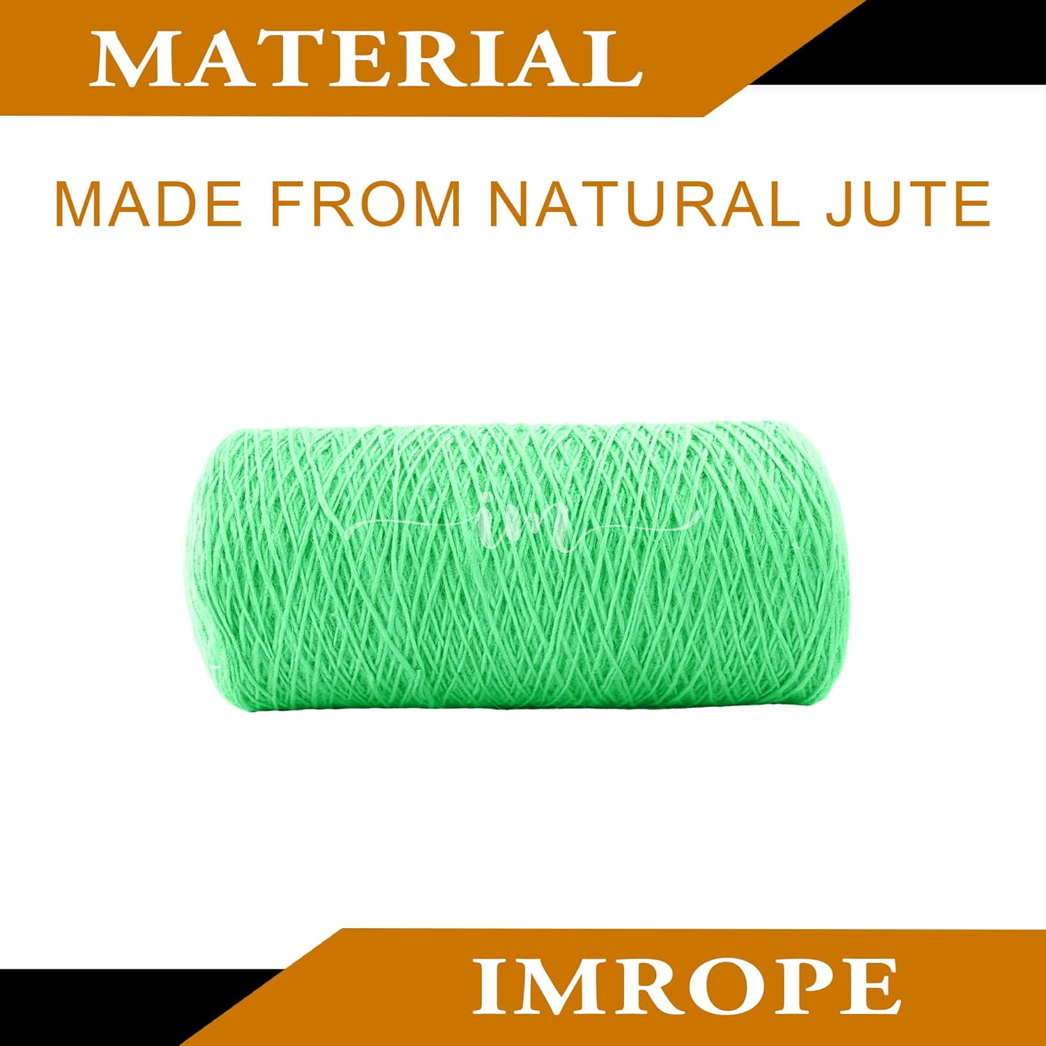 1mm x 1000 Feet Light Green Jute Rope, Twine for Gardening Tomato Climbing Plant Tie Floristry Crafts Gift Wrapping Packing Decor-VerdiqueGarden