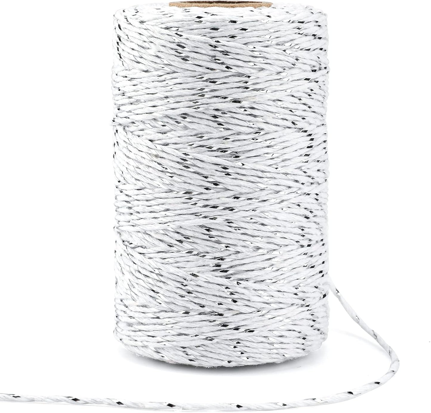 328 Feet Cotton Baker's Twine Gift Wrapping Holiday Twine Wedding Christmas String Cotton Cord Rope-VerdiqueGarden