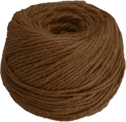 uxcell 328 Feet Natural Jute Twine String,3mm Thin Garden Twine Rope Colored Plant String Cord for DIY Art Crafts Gift Wrapping Decoration Packing Gardening Plant Hanger,Brown-VerdiqueGarden
