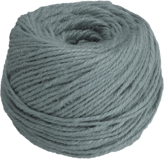 uxcell 328 Feet Natural Jute Twine String,3mm Thin Garden Twine Rope Colored Plant String Cord for DIY Art Crafts Gift Wrapping Decoration Packing Gardening Plant Hanger,Grey-VerdiqueGarden