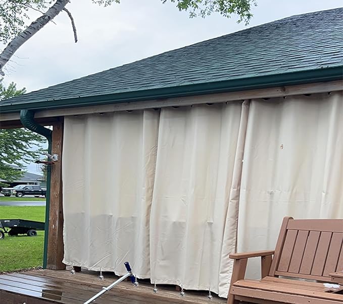 16 Pack Heavy Duty Curtain Weights, Heavy Weights for Outdoor Curtains of Pergola Patio Gazebo Cabana, Stainless Steel Weight Clip Down Curtain, Garden Flag, Shower Curtain, Tablecloth-VerdiqueGarden