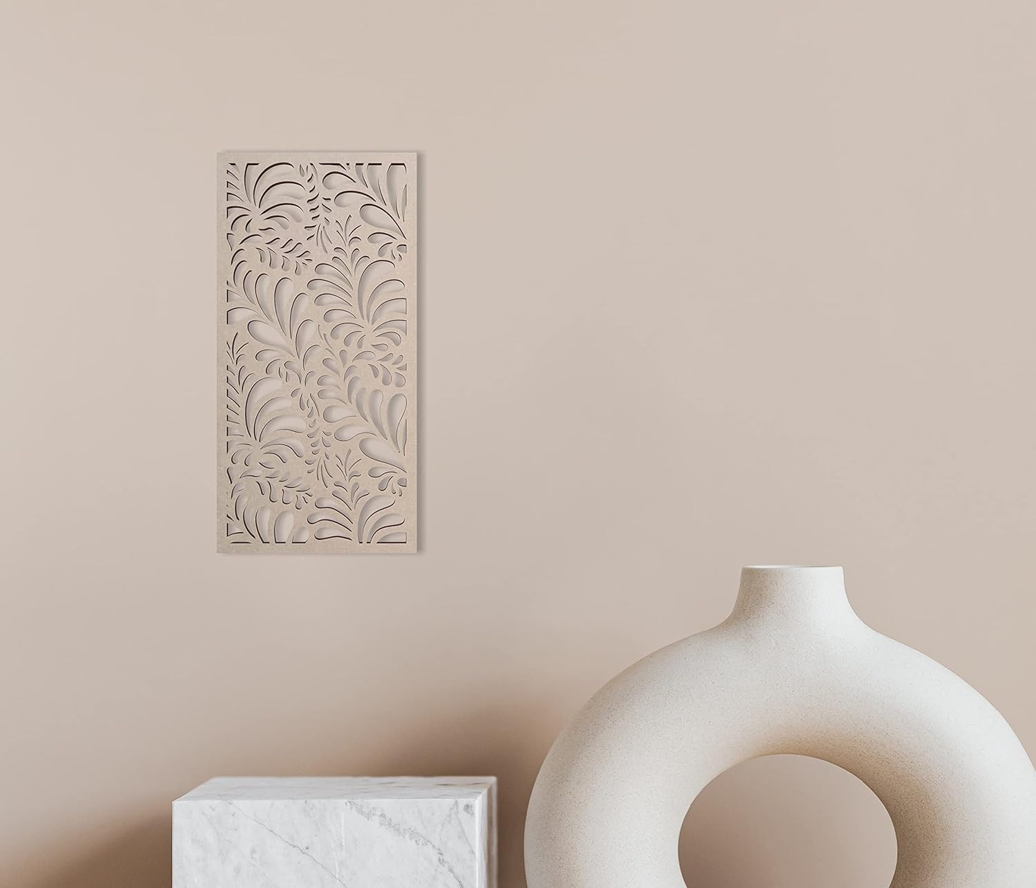 Jess and Jessica Wooden Flower Pattern Lattice - Home Decor Mandala Wall Art, Wall Panels, Overlays, Trellis, Privacy Screens & Yard Decor-VerdiqueGarden