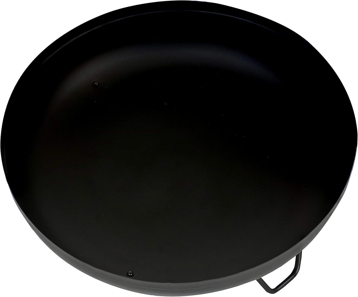 Sunnydaze 23-Inch Small Fire Pit for Patio - Outdoor Wood-Burning Fire Pit Bowl - Black-VerdiqueGarden