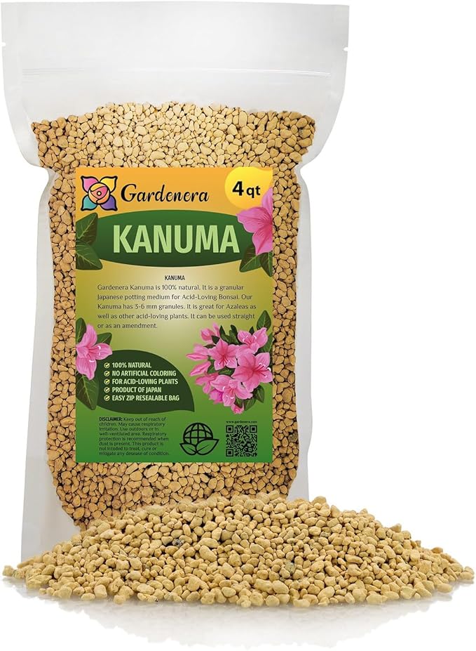 Elevate Your Bonsai with Gardenera's Premium Kanuma Soil Amendment - Enhances Aeration and Drainage - 4 Quart-VerdiqueGarden