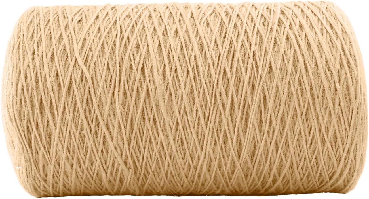 1.5mm x 1000 Feet Natural Jute Rope, Twine for Gardening Tomato Climbing Plant Tie Floristry Crafts Gift Wrapping Packing Decor-VerdiqueGarden