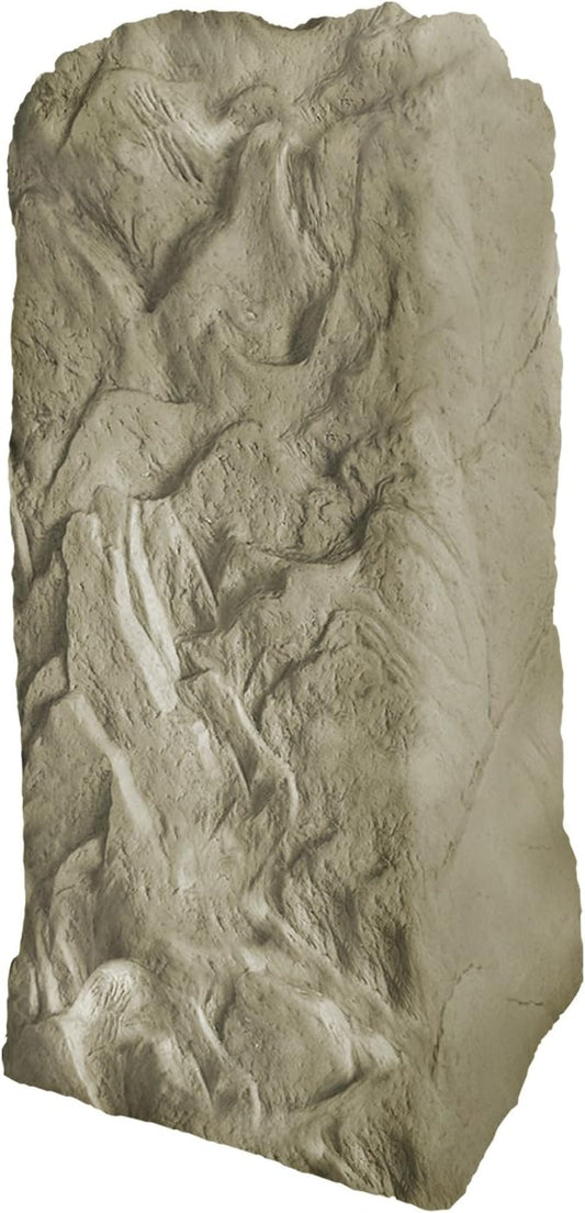 Emsco Group 2235 Natural Sandstone Appearance Utility Cover – Lightweight – Easy to Install Tall Monolith Landscape Rock-VerdiqueGarden