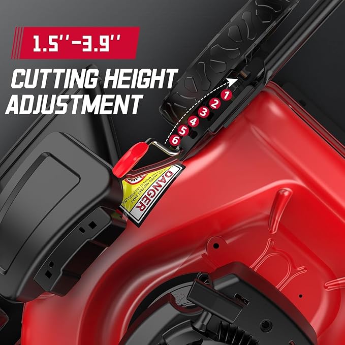 PowerSmart Gas Lawn Mower 21" with B&S 125cc Engine, 2-in-1 Mulching and Side Discharge, Easy Assembly & Lightweight, Cordless Push Lawn Mowers for Garden Yard-VerdiqueGarden