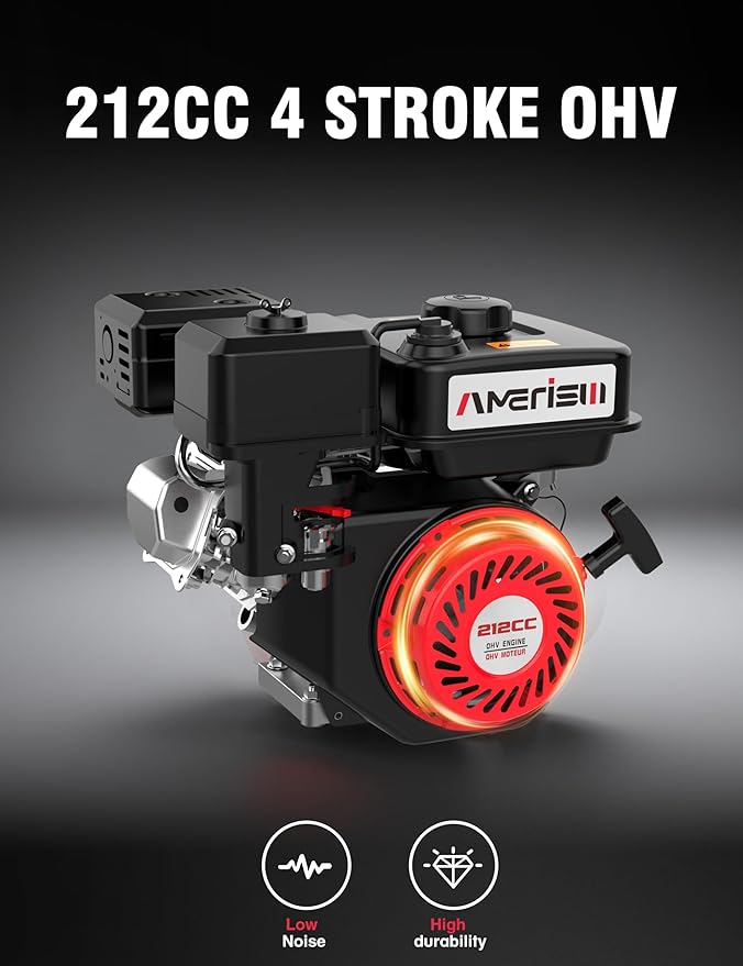 Gas Pressure Washer 3800 PSI and 2.5 GPM, 212CC, with Onboard Soap Tank, 10" Wheel, 5 Nozzle Set, for Cars/Fences/Homes/Patios/Furniture-VerdiqueGarden