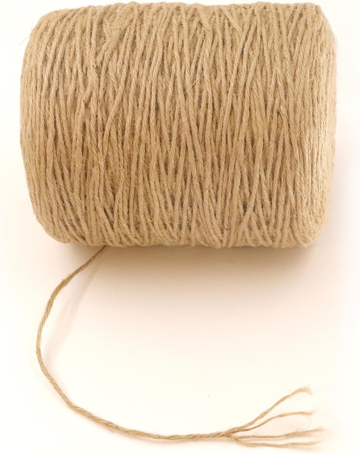 3mm x 1500 Feet Natural Jute Rope, Twine for Gardening Tomato Climbing Plant Tie Floristry Crafts Gift Wrapping Packing Decor-VerdiqueGarden