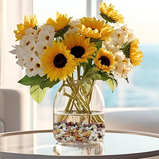 5 lbs Pebbles for Indoor Plants, Succulent Rocks, 3/8" Polished Pebbles for Bamboo, Vase, Terrarium, Natural Decorative Small River Rocks for Crafts, Cactus, Outdoor Garden Landscaping-VerdiqueGarden