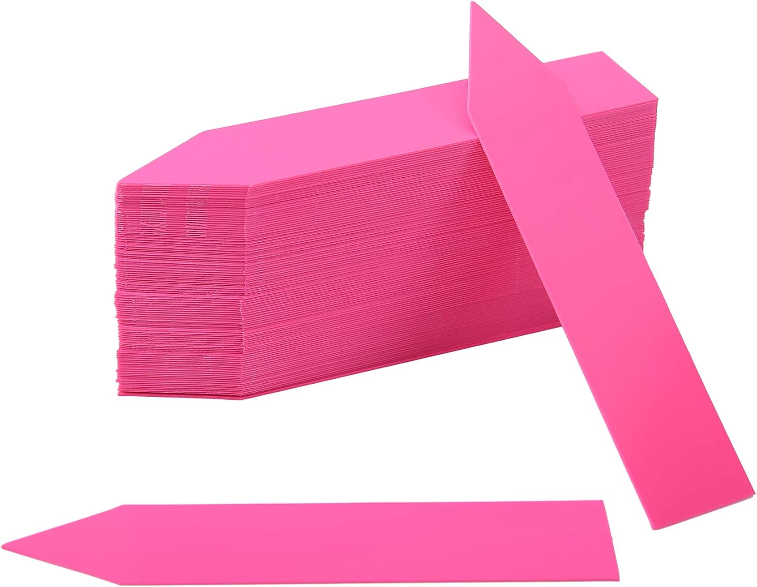 1000 Pcs 4 Inch Garden Plant Labels, Plastic Nursery Tags Waterproof Pot Seed Markers, Pink-VerdiqueGarden
