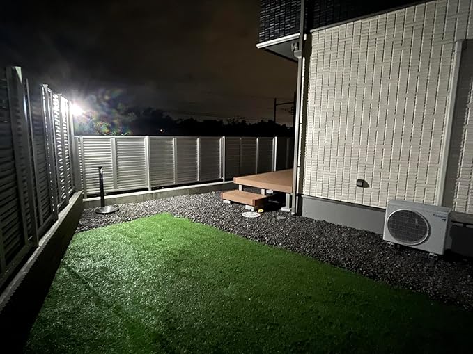 intelamp Solar Outdoor Lights,6000mAh Motion Sensor with Dual Sensors,Waterproof Solar Flood Lights 270°Wide Angle for Outside with 3 Modes-VerdiqueGarden