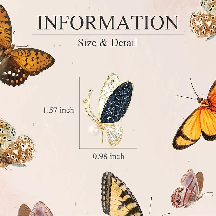 Animal Brooch for Women Girls Rhinestone Animal Brooch Lapel Pin Jewelry Gift for Mom Wife