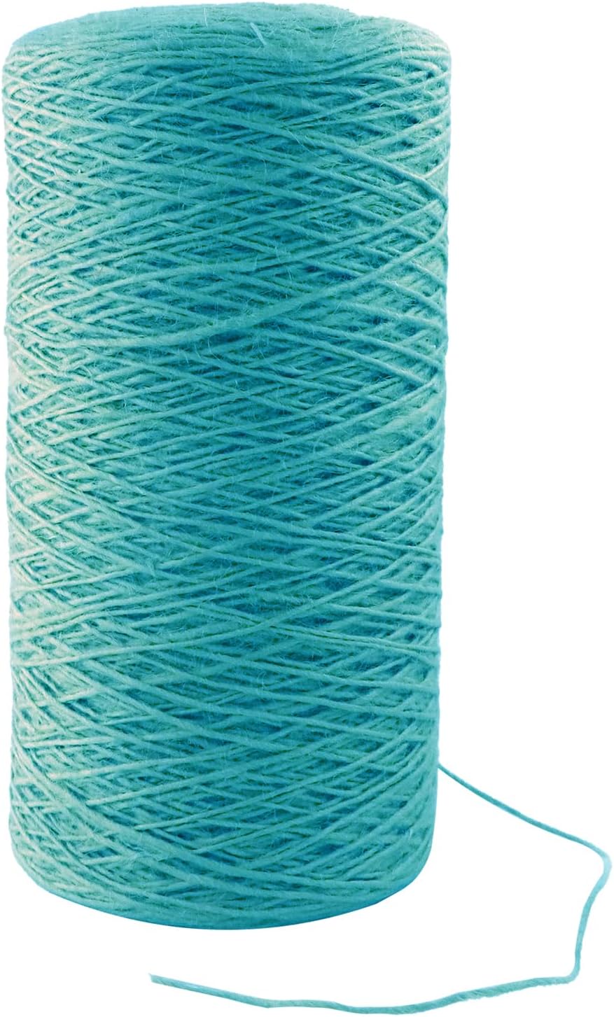 1mm x 1000 Feet Blue Jute Rope, Twine for Gardening Tomato Climbing Plant Tie Floristry Crafts Gift Wrapping Packing Decor-VerdiqueGarden