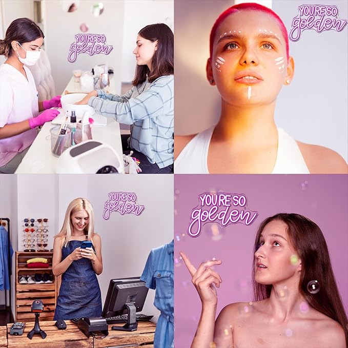 You're So Golden Neon Sign Wall Decor, Neon Signs Dimmable Letter Neon Sign Light Up Signs for Room,Bar,Bedroom,Party, Birthday Party Bar Pub Club Decoration Gifts-VerdiqueGarden