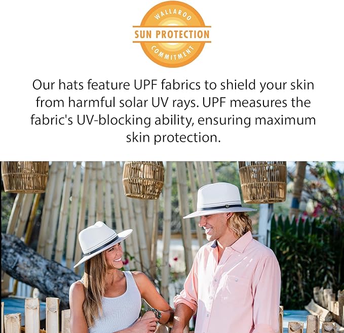 Wallaroo Hat Company Women’s Sydney Sun Hat - UPF 30+ Sun Protection, Packable, Adjustable, Medium - Beach, Travel, Wide Brim-VerdiqueGarden