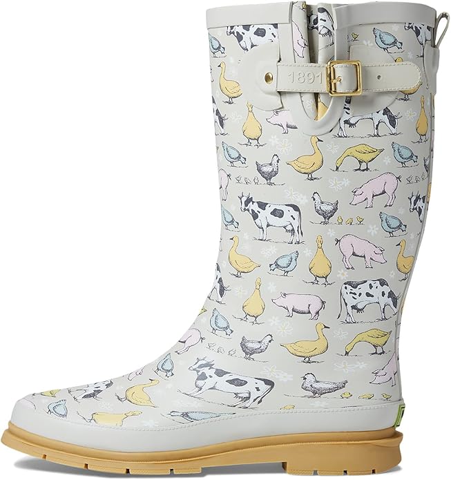 Western Chief Women's Tall Waterproof Rain Boot Outdoor Garden Shoes-VerdiqueGarden