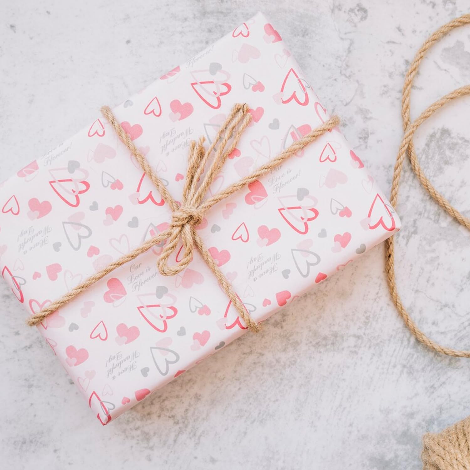 Natural Jute Twine 328 Feet Long String for Crafts Gift Wrapping Christmas Handmade Arts Decoration Packing String Home Decor （3mm * 328feet）-VerdiqueGarden