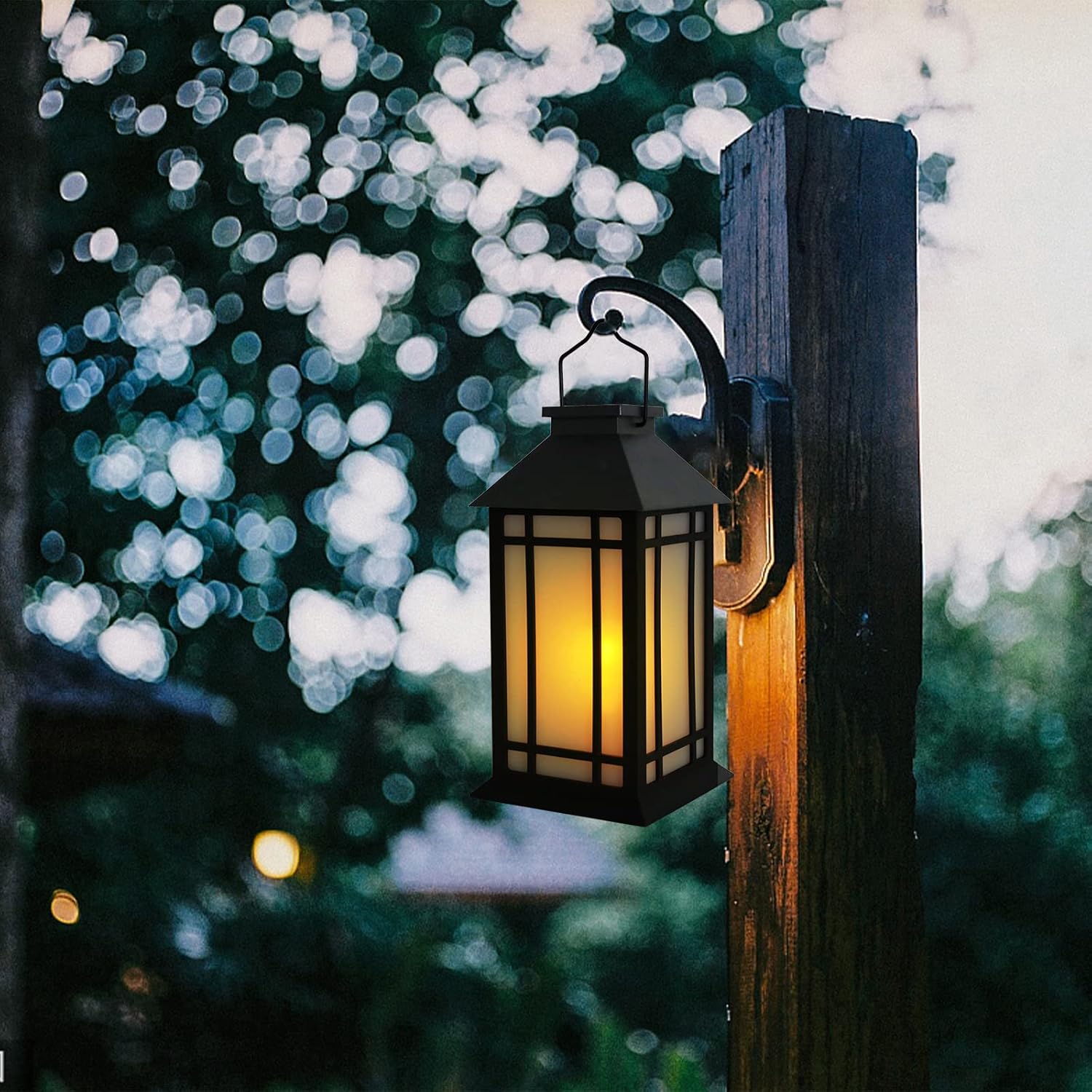 Afirst Solar Lantern Outdoor, Hanging Lights Decorative Outdoor Lighting Waterproof Umbrella Lights for Patio Garden, Table,Party Decor, 2 Pack-VerdiqueGarden