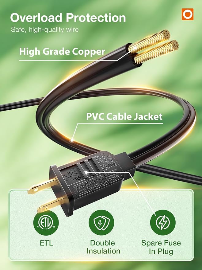 addlon 96FT(48FT*2) Outdoor String Lights Commercial Grade Weatherproof Strand, 36 Edison Vintage Bulbs, 30 Hanging Sockets 6 Spare Bulbs ETL Listed Decorative Christmas Lights for Patio Garden-VerdiqueGarden