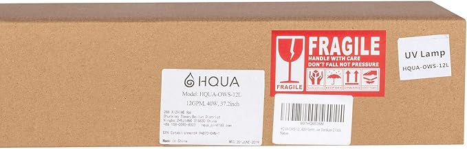 HQUA-OWS-12L 40W Germicidal UV Tube, 2 Pack-VerdiqueGarden