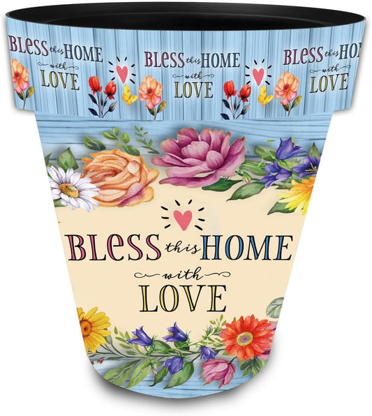 Briarwood Lane Bless This Home with Love Large Planter-VerdiqueGarden