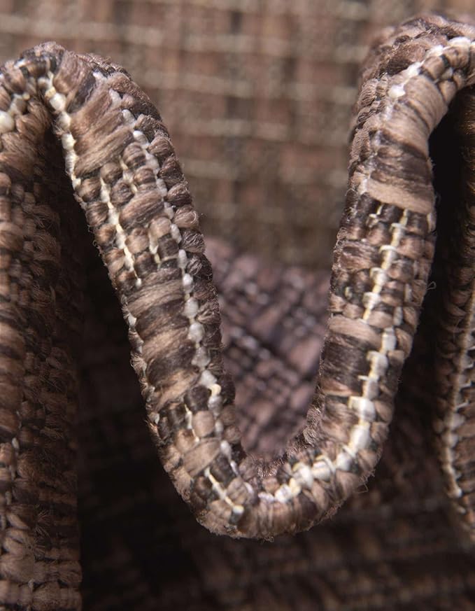 Unique Loom Outdoor Border Collection Area Rug - Soft Border (2' x 8' Runner, Brown/ Ivory)-VerdiqueGarden