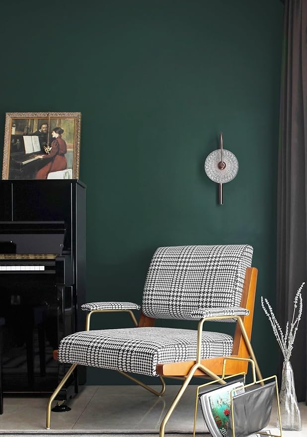 Dimoon 393''x17.7'' Green Peel and Stick Wallpaper Contact Paper Modern Self Adhesive Wall Paper Removable Renter Friendly Textured Solid Color Shelf Cabinet Vinyl Roll (393''x17.7'',Palegreen)-VerdiqueGarden