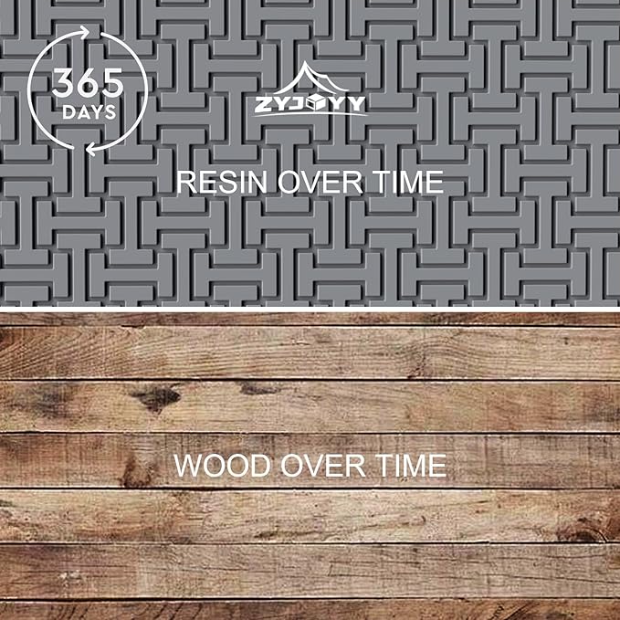 Outdoor Storage Box, 90 Gallon Deck Box, Waterproof Resin Storage Bin for Patio Cushions, Gardening Tools, Lockable, UV Resistant, Grey-VerdiqueGarden