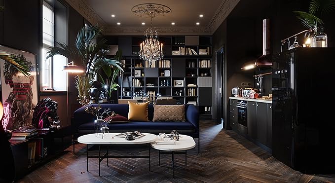 Dimoon 236''x23.6'' Black Peel and Stick Wallpaper Contact Paper Modern Self Adhesive Wall Paper Removable Renter Friendly Textured Solid Color Shelf Cabinet Vinyl Roll (236''x23.6'',Black)-VerdiqueGarden