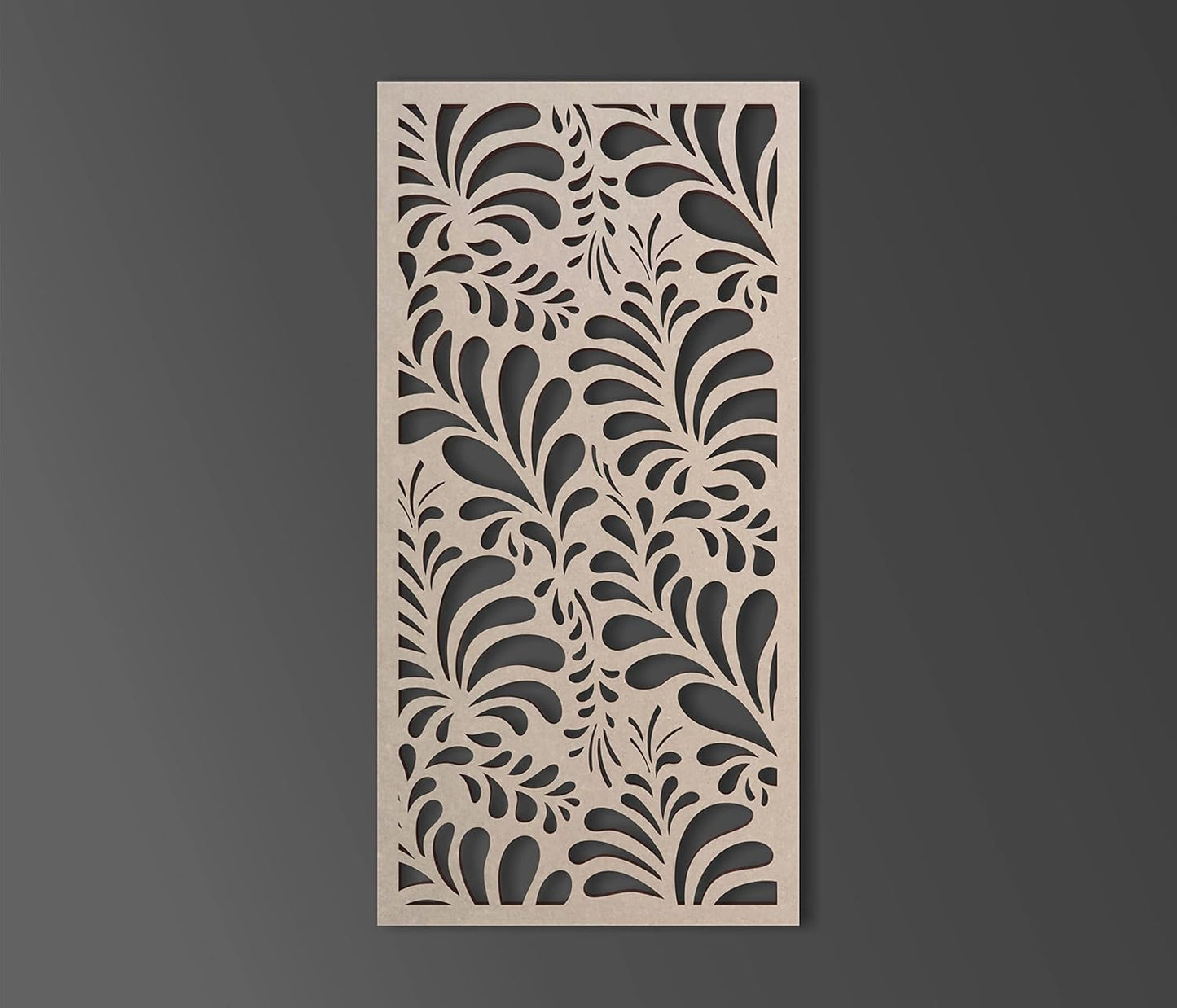 Wooden Flower Pattern Lattice - Home Decor Mandala Wall Art, Wall Panels, Overlays, Trellis, Privacy Screens & Yard Decor-VerdiqueGarden