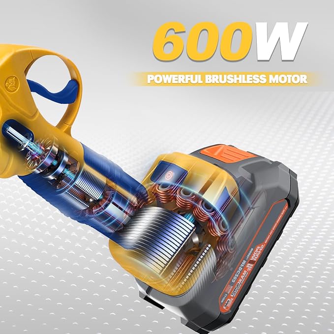 Mellif Electric Pruning Shears Compatible With DeWalt 20V Max Battery (Tool Only), Cordless Garden Pruner w/ 2,6000RPM Brushless Motor, Imported Steel Blades-25mm(0.98 Inch) Cutting Diameter-VerdiqueGarden