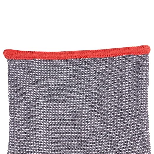 Amazon Basics Micro-Foam Nitrile Coated Work Gloves, Nylon Liner Fiber, Touch Screen, Grey, Size 9/L, 12 Pairs-VerdiqueGarden