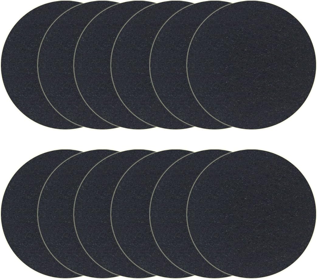 6.7inch Charcoal Filters for Kitchen Compost Bin Pail Replacement Filter Countertop Home Bucket Refill Sets, Round-VerdiqueGarden